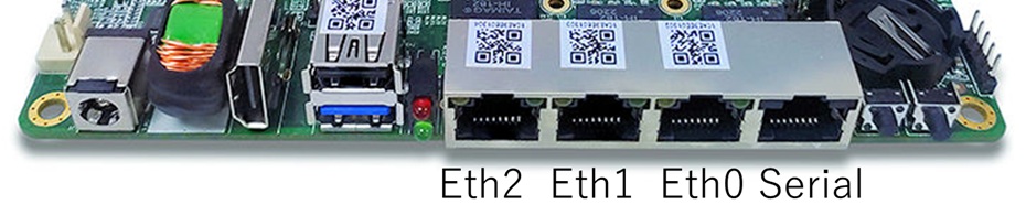 Noah3 RJ45 ポート配置